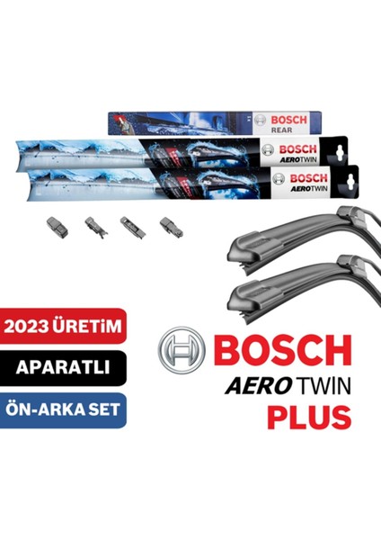 Tekno Trust Volvo V60 2010-2015 Ön Arka Aerotwin Plus Silecek Takımı