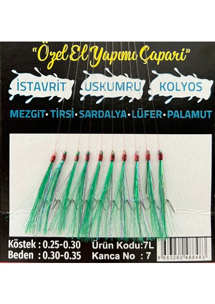 Caparı Koyu Yesıl Urun Kodu:7l