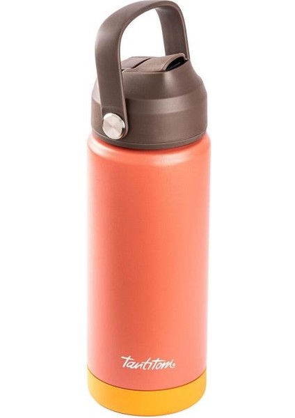 Pembe Tutamaçlı Paslanmaz Çelik Pipetli Termos 500ML