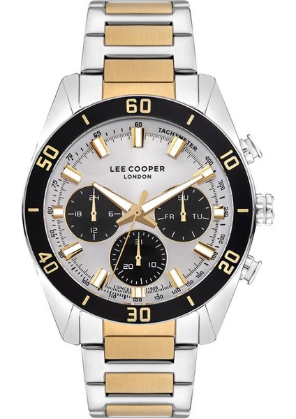 LC07948.230 Tüm Fonksiyonları Aktif Gün ve Takvim Göstergeli 5 Atm Suya Dayanıklı Metalik Renk Erkek Kol Saati
