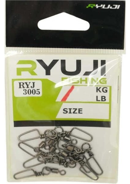 Rolling Swivel Snap Fırdöndülü Rapala Klipsi RYJ3005 No:12