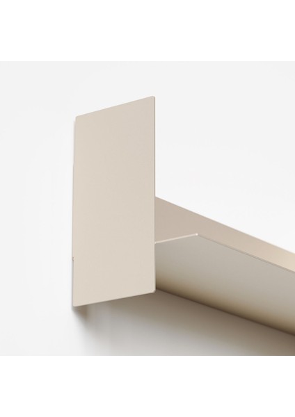 Dekoratif Metal Duvar Rafı - 45X15 - Krem modelleri