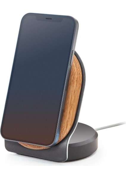 Grovemade Premium Magsafe Tutucu - Mag Safe Telefon Tutuculu Stand - Meşe