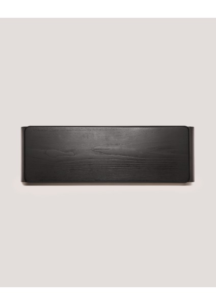 Premium Monitör Yükseltici Metal-Ahşap Stand - Monitör Desk Shelf - Siyah