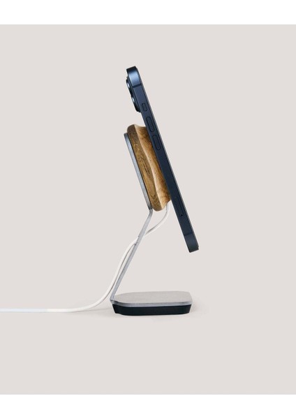 Premium Magsafe Telefon Tutucu Stand - Mag Safe Telefon Tutucu Istasyon - Meşe modelleri