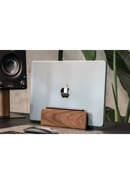 Masaüstü Dikey Macbook Standı - Dikey Laptop Tutucu Stand - Macbook Istasyonu