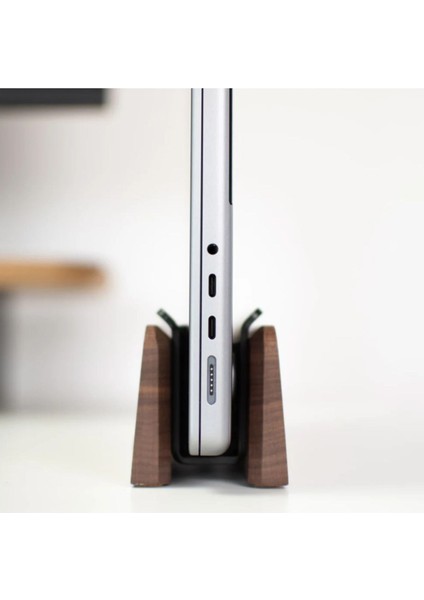 Masaüstü Dikey Macbook Standı - Dikey Laptop Tutucu Stand - Macbook Istasyonu