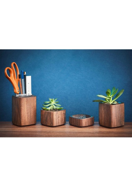 Grovemade Masaüstü Mini Düzenleyici Organizatör - Ceviz modelleri