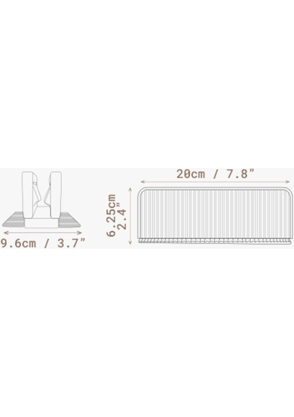 Dikey Laptop Tutucu Dizüstü Bilgisayar Istasyonu - Laptop Dock - Meşe