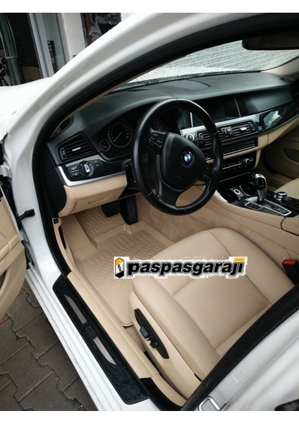 Bmw 5 Serisi F10 Bej 3D Havuzlu Paspas 2013-2017 Arası