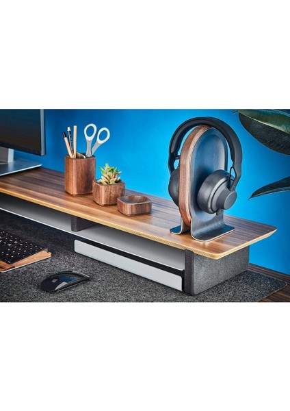 Grovemade Kulaküstü Kulaklık Tutucu Stand - Ceviz