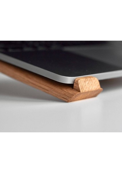 Masa Için Ahşap Dizüstü Bilgisayar Yükseltici, macbook Standı, Dizüstü Bilgisayar Tutucu Masa