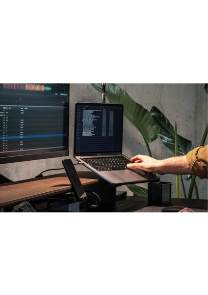 Monitör Yükseltici Için Laptop Tutucu Metal Stand - Ayarlanabilir Dizüstü Bilgisayar Tutucu Stand