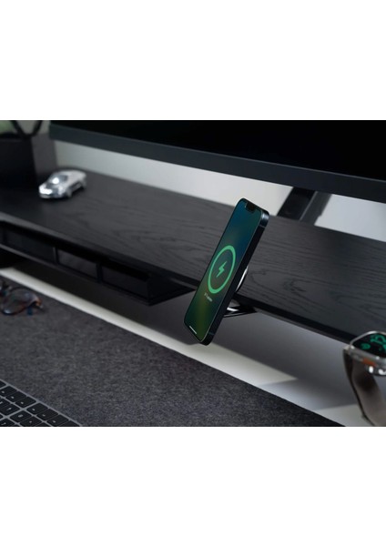 Monitör Yükseltici Stand Için Magsafe Tutucu - Premium Metal Mag Safe Tutucu