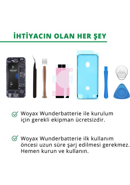 iPhone 14 Plus Premium Batarya 4850 Mah Yüksek Kapasite