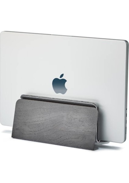 Grovemade Dikey Macbook Istasyonu - Premium Dikey Laptop Standı - Dizüstü Bilgisayar Tutucu - Siyah