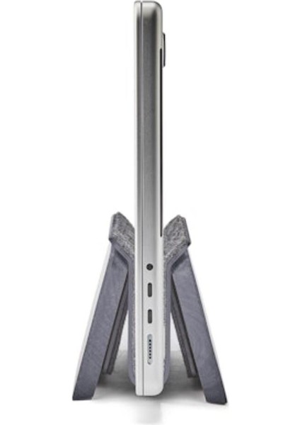 Grovemade Dikey Macbook Istasyonu - Premium Dikey Laptop Standı - Dizüstü Bilgisayar Tutucu - Siyah