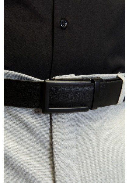 Otomatik Tokalı Deliksiz Manda Derisi Klasik Erkek Kemeri fiyatları