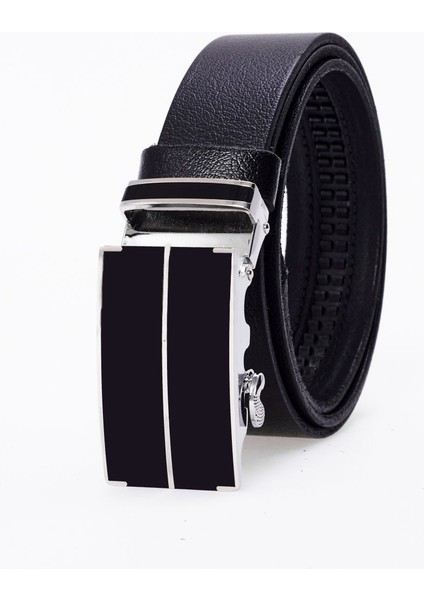 Otomatik Tokalı Deliksiz Manda Derisi Klasik Erkek Kemeri
