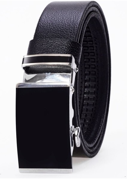 Otomatik Tokalı Deliksiz Manda Derisi Klasik Erkek Kemeri