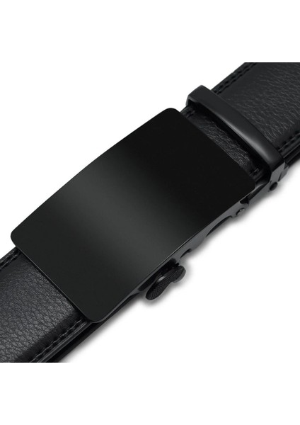 Suni Deri Erkek Kemer Cırcır Otomatik Kemer Erkek Elbise ve Günlük Ayarlanabilir Toka fiyatları