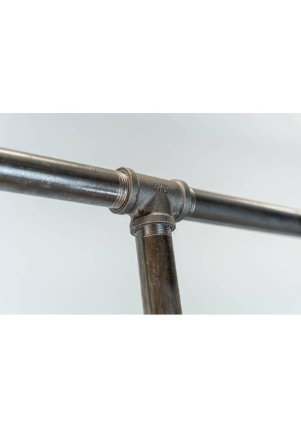 Endüstriyel Elbise Askılığı - Açık Gardrop Metal Elbise Teşhir Askısı - Butik Teşhir Rafı-26