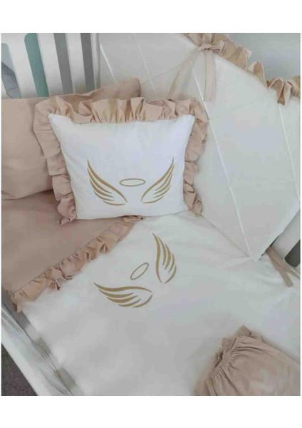 Deluxe Nakışlı Bebek Nevresim Takımı 4 Parça