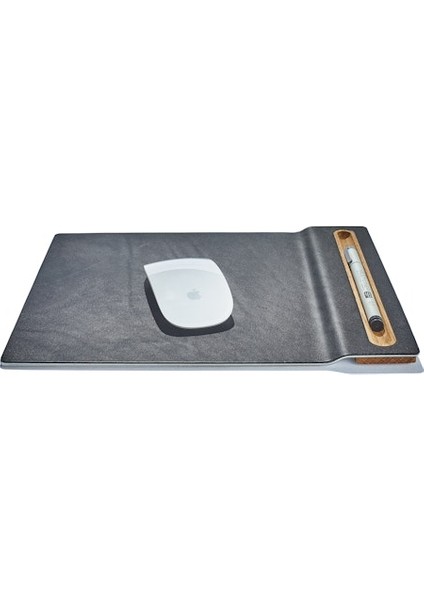 Grovemade Premium Mousepad - Masaüstü Kalemlik Modifiyeli Mousepad - Meşe