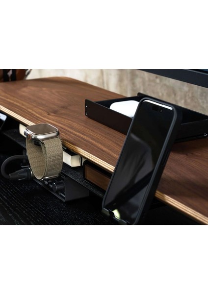 Çift Monitör Yükseltici Ahsap Stand - Monitör Standı - Monitör Desk