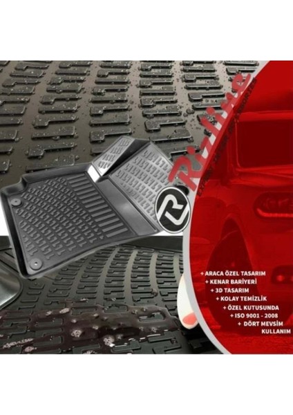 Tekno Trust Citroen C5 Aircross 3D Paspas Siyah 2017 Sonrası Rizline
