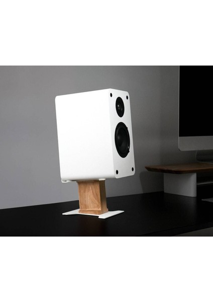 Hoparlör Yükseltici Premium Metal Stand - Hoparlör Standı Beyaz fiyatları