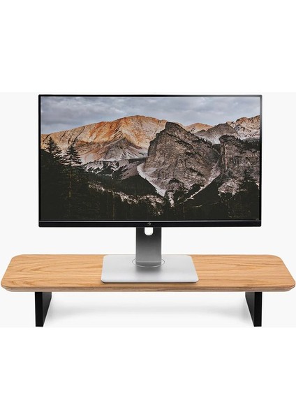 Monitör Yükseltici Ahsap Stand - Monitör Standı - Monitör Desk