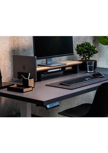 Monitör Yükseltici Ahsap Stand - Monitör Standı - Monitör Desk