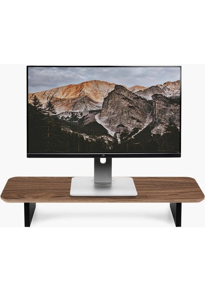 Monitör Yükseltici Ahsap Stand - Monitör Standı - Monitör Desk