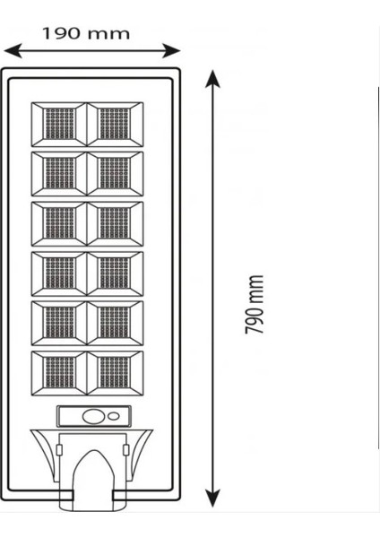MX-9048 300 W Solar Sokak Armatürü fırsatları