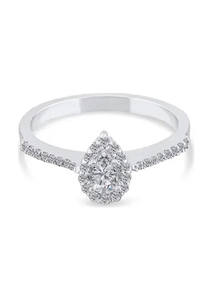 Pırlanta Damla Model Yüzük fiyatları