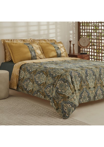 Sherie Çift Kişilik Nevresim Takımı Pamuk Saten Yeşil fiyatları