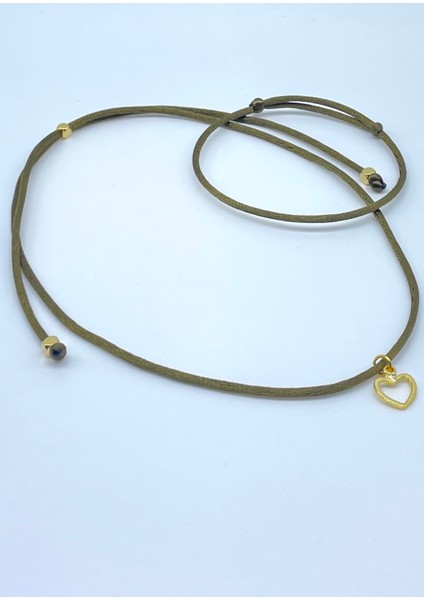 Yılbaşı Hediyelik Haki İpek Floş Kolye ve Bileklik Seti fiyatları