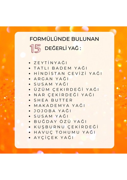 Saç ve Vücut Için Kolay Emilen Yağlı His Bırakmayan Cilde Işıltı Veren Besleyici Kuru Yağ
