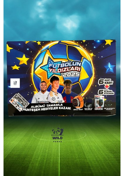 Futbolun Yıldızları 2025 48 Kutulu Devasa Paket Albümü Tamamla Hediyeleri Kazan Oyun Kartları fiyatları