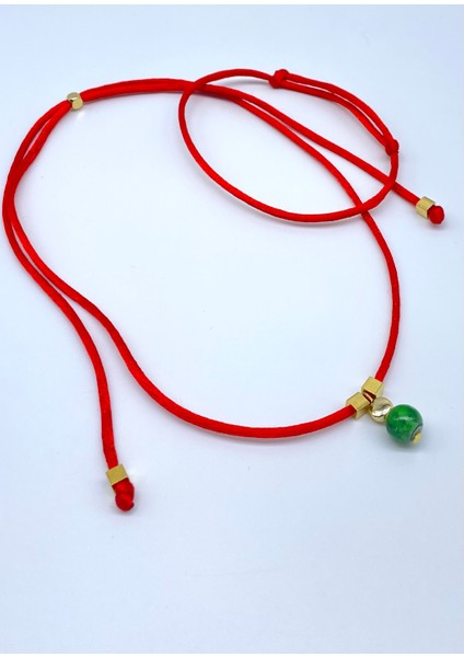 Yılbaşı Hediyelik Kırmızı Ipek Floş Kolye ve Bileklik Seti fiyatları