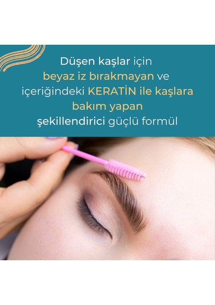 Elektriklenen Saçlar ve Düşen Kaşlar İçin İz Bırakmayan - Unisex - Keratinli Arganlı Saç Kaş Wax 15 ml modelleri