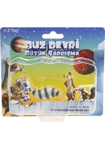 Ice Age - Buz Devri 5 Büyük Çarpışma Scrat Buck Figür Set