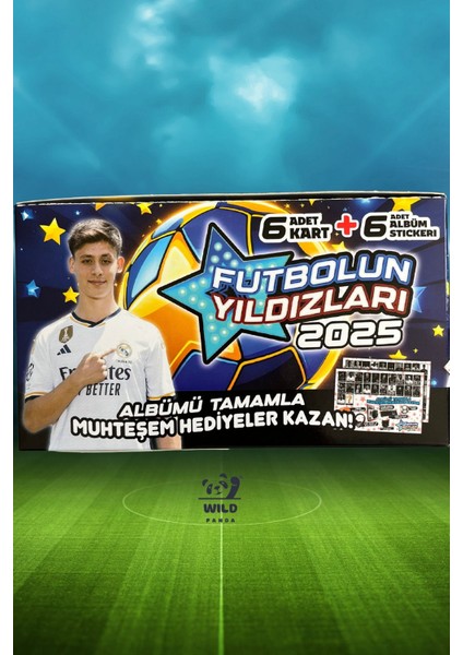 Futbolun Yıldızları 2025 (10 Kutu 60 Kart 60 Sticker 1 Adet Albüm) Oyun Kartları modelleri
