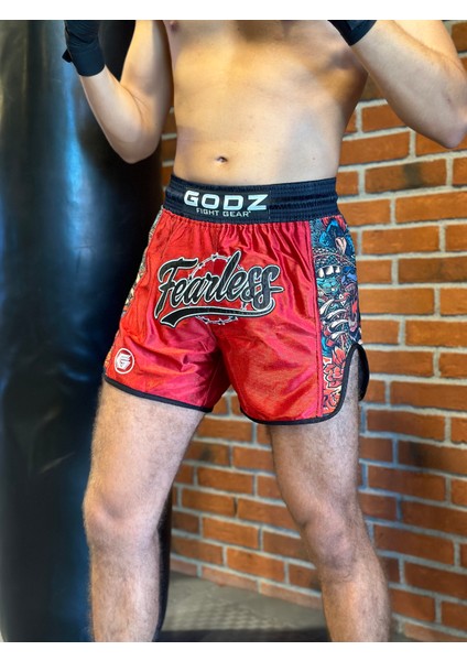 Fearless Honey Badger Kick Boks Muay Thai Şortu fırsatları