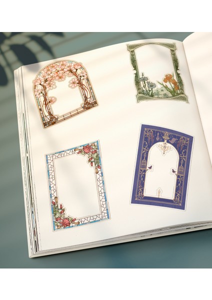 Vintage Çerçeveler -20 Adet- Journal Defter Süsleme -Etiket Kağıdı- Özel Kesim