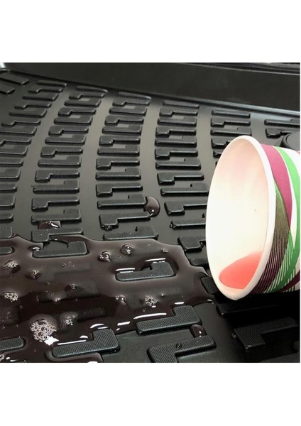 Tekno Trust Land Rover Range Rover Evogue 2012 Sonrası Paspas Siyah 3D Havuzlu