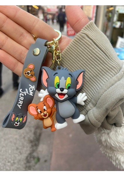 Tom & Jerry Anahtarlık Çanta Süsü