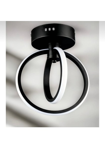 Turkco Helios Rings Led Avize,3 Farklı Işık Modu,Powerled Çap:20 Yükseklik:25 Cm