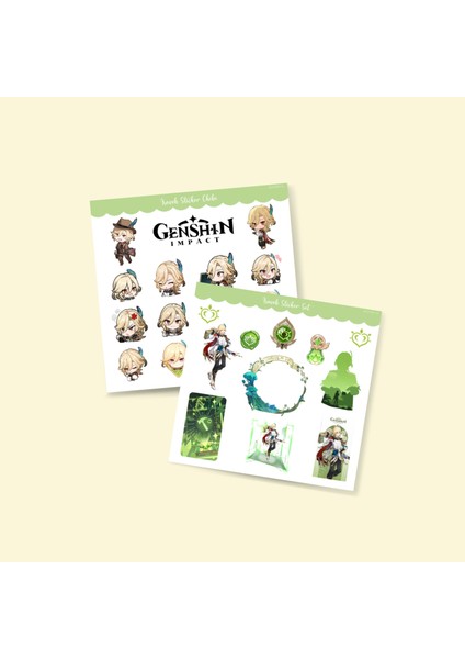 Genshin - Kaveh 2'li Sticker Seti